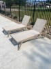 Customer Photo #2 - Pacific Stacking Sling Chaise Lounge White - Taupe ISP089-WHI-DVR